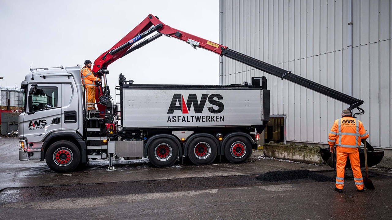Scania asfaltkipper