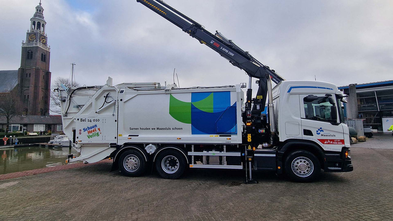 Scania hybride vuilniswagens