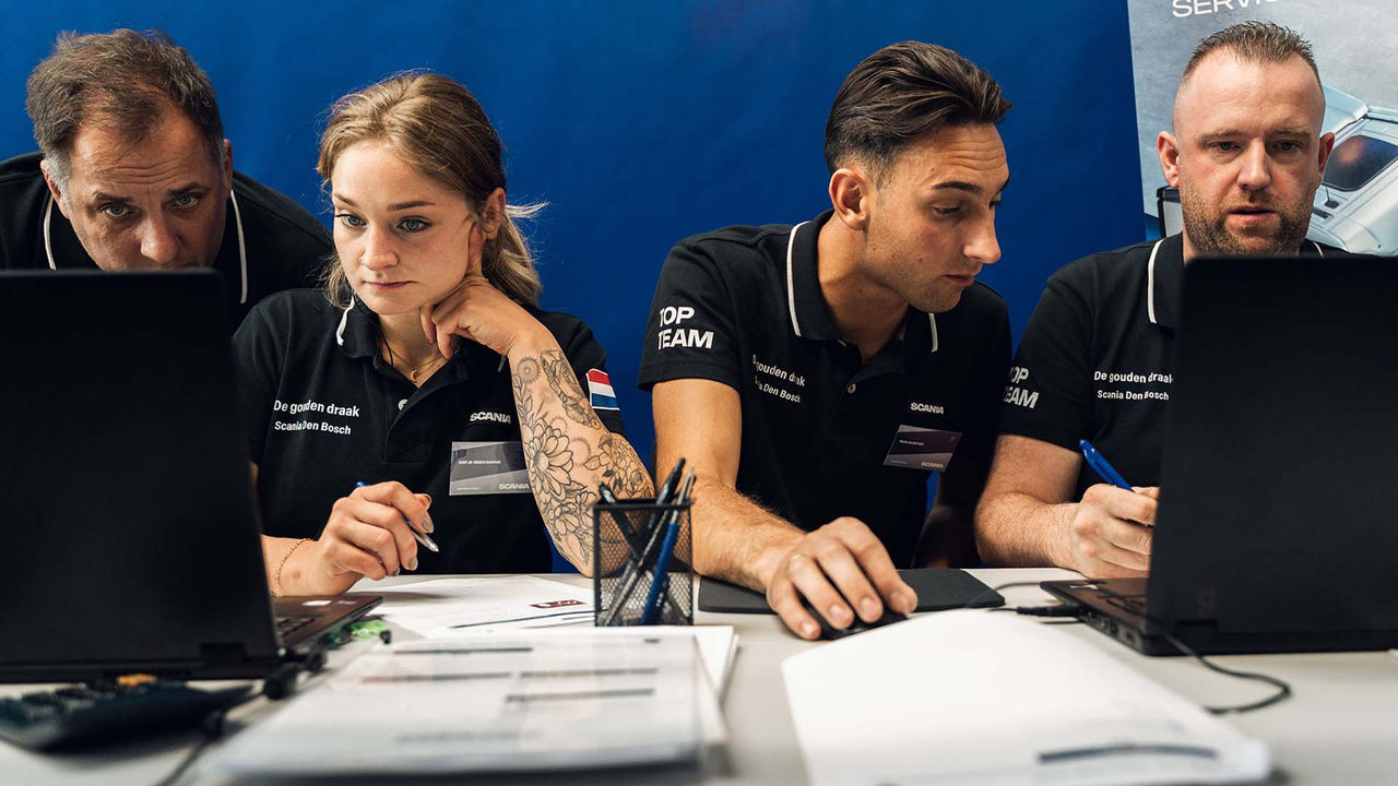 Scania monteurs den Bosch