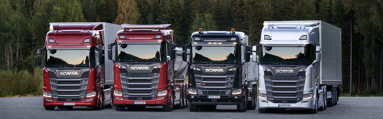Vrachtwagen V8 Scania