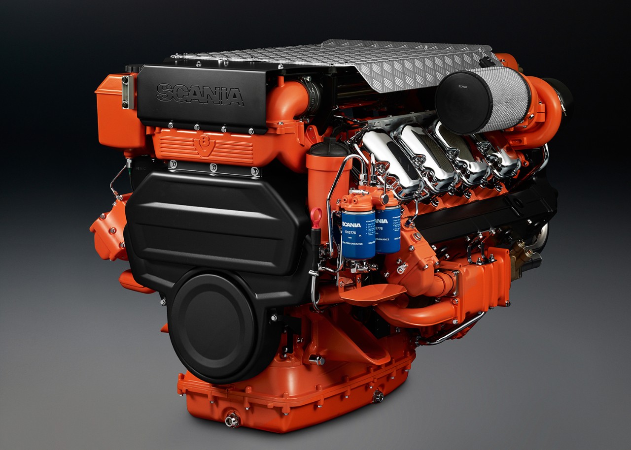  Scania-fremdriftsmotor