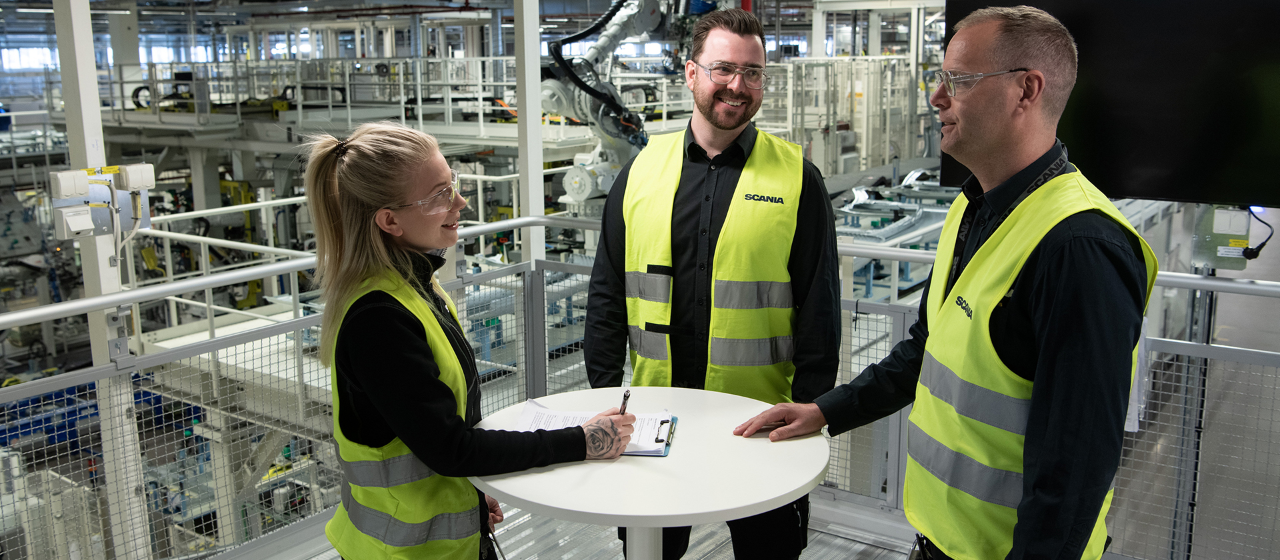 Karriärvägar inom ledarskap på Scania Oskarshamn