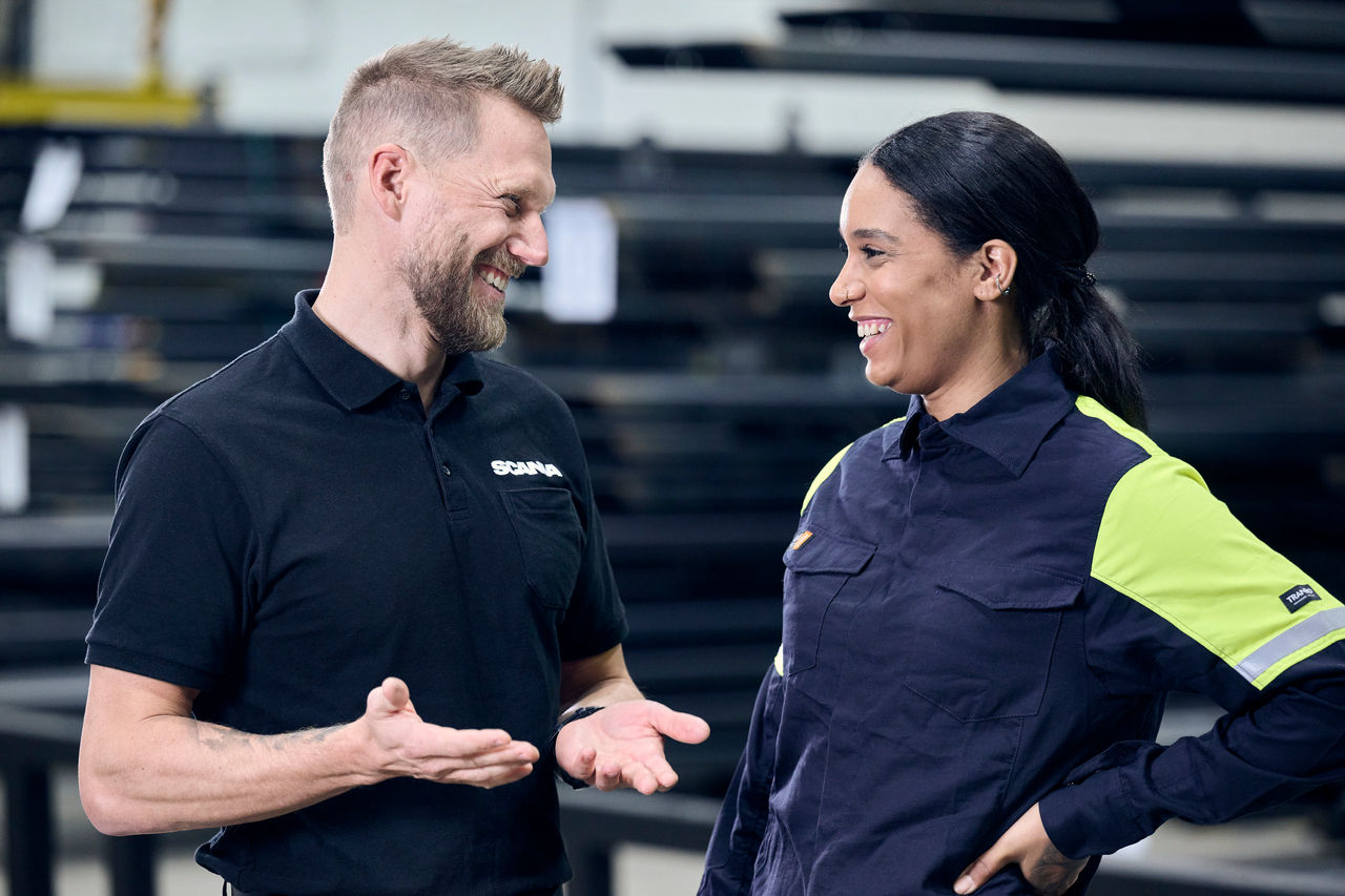 Karriärvägar som maskinanskaffare på Scania Oskarshamn