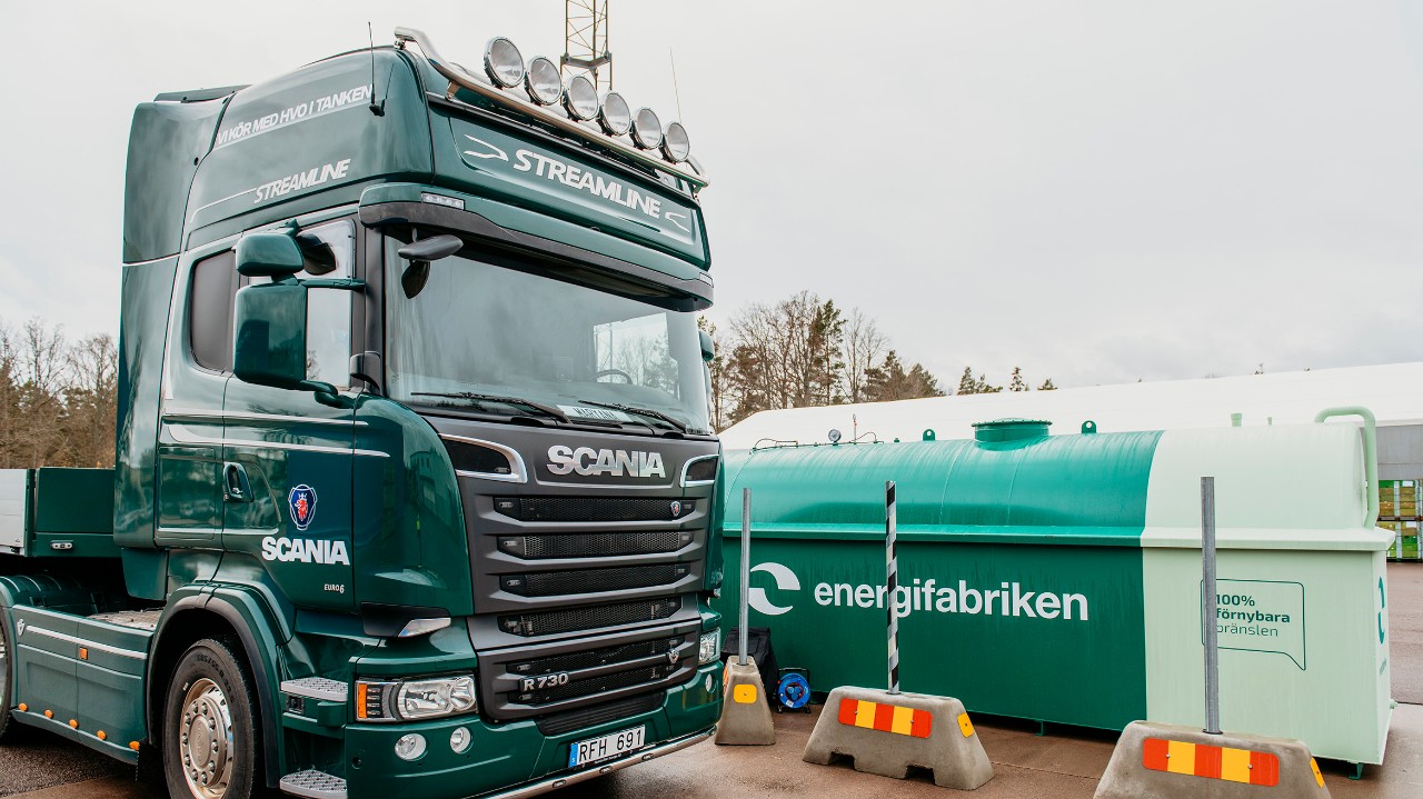 Scania Oskarshamns produktion fossilfri