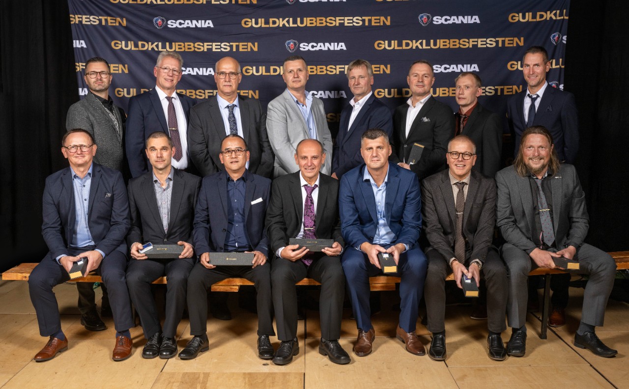 Årets nya Guldklubbare på Scania Oskarshamn 2023