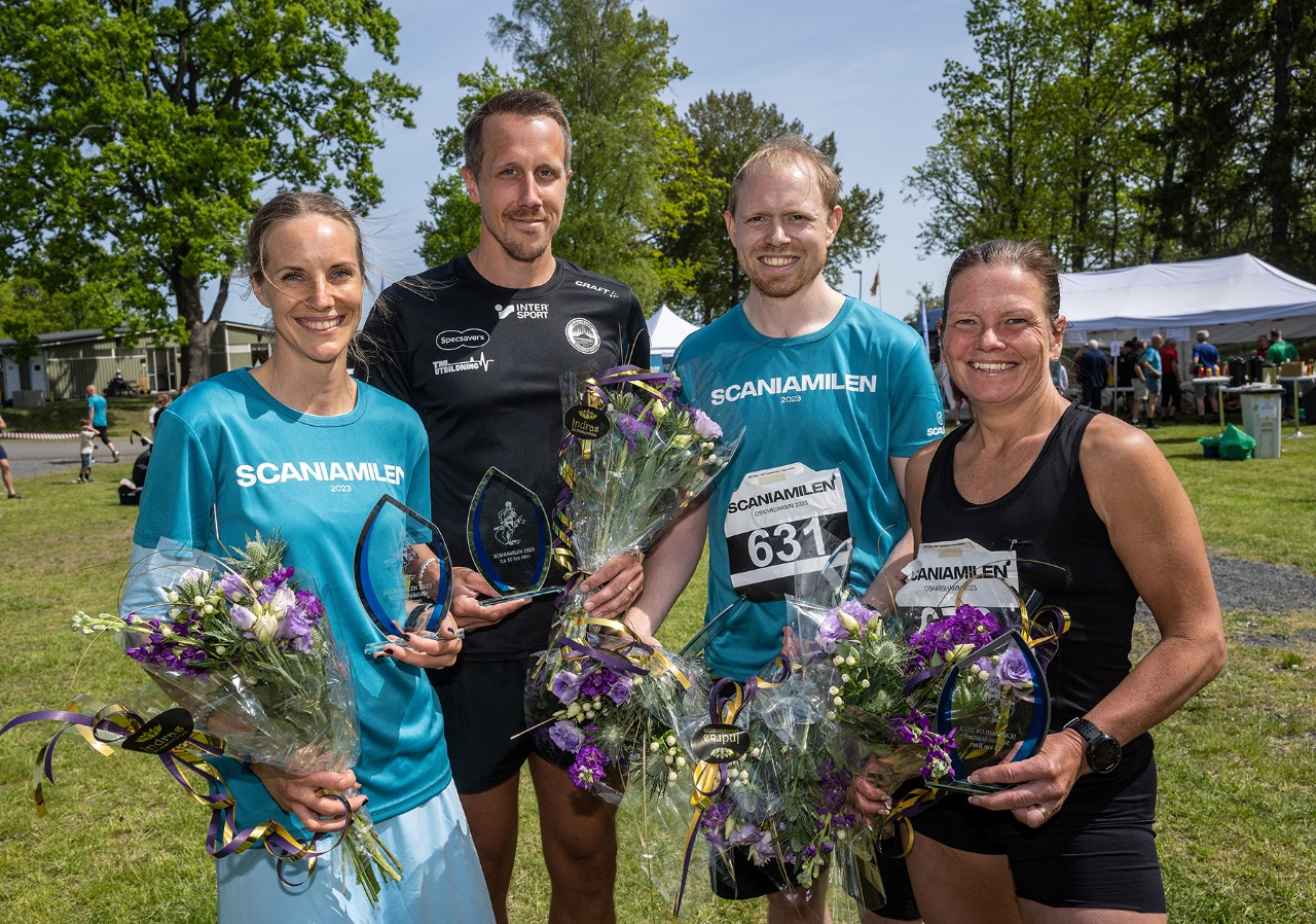 Vinnarna i årets Scaniamilen Oskarshamn 2023