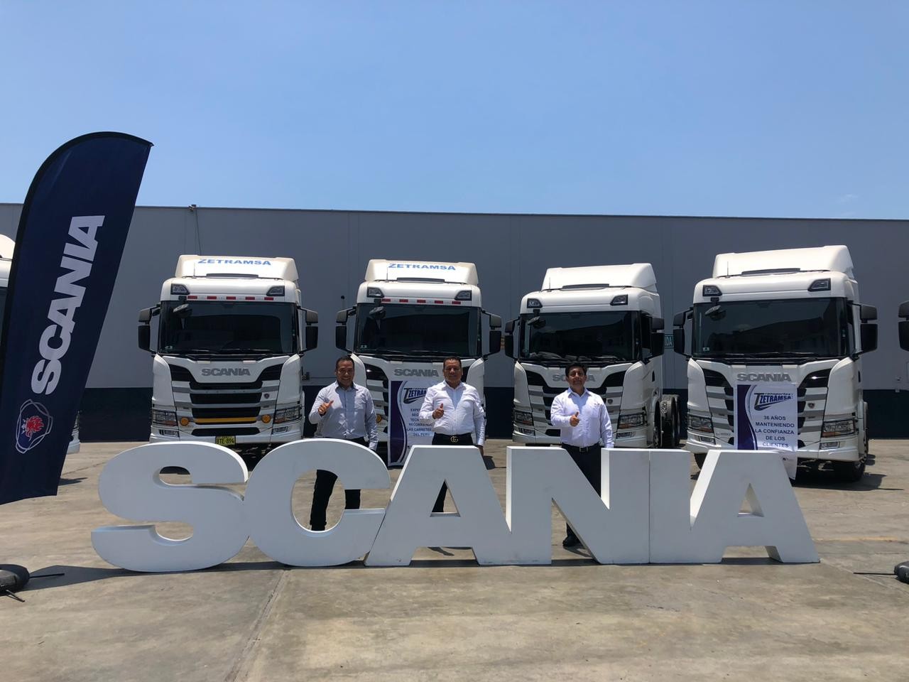Entrega de 20 remolcadores Scania a Transportes Zetramsa