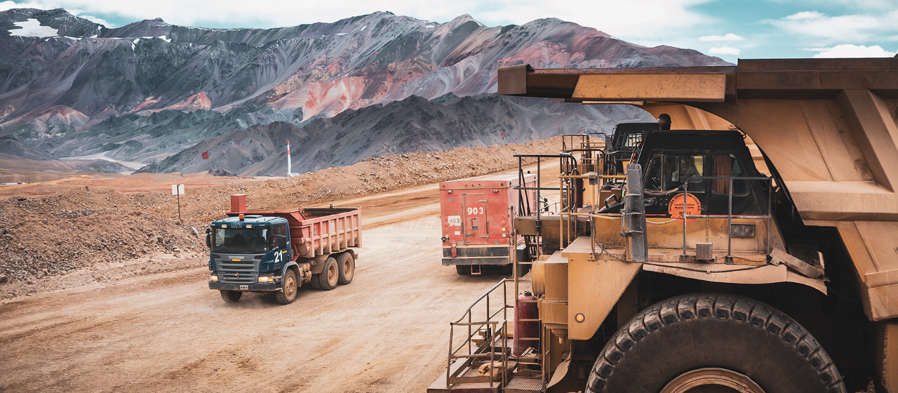 Scania V8 boosts search for gold in Andes mine