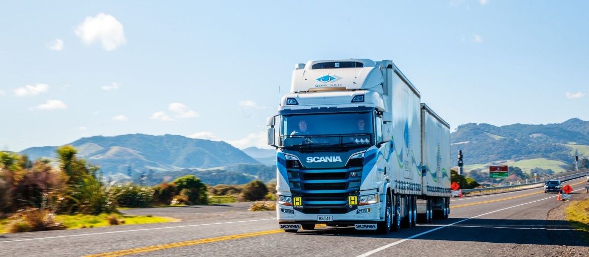 Scania Trucks conquering the rugged coastline