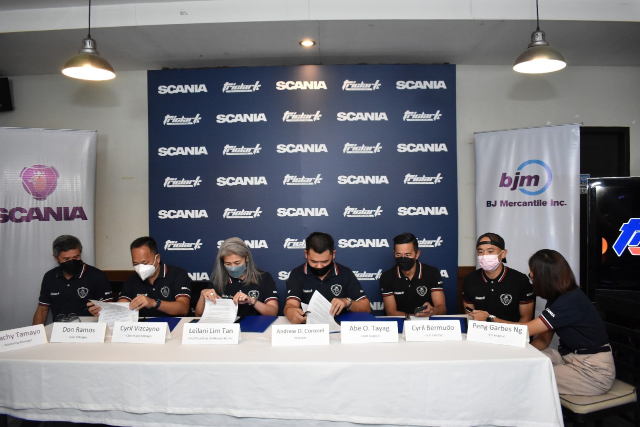 ScaniaPH renews partnership with TriClark