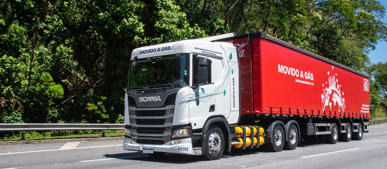 Brazilian transport company Reiter Log chooses Scania gas trucks – again!