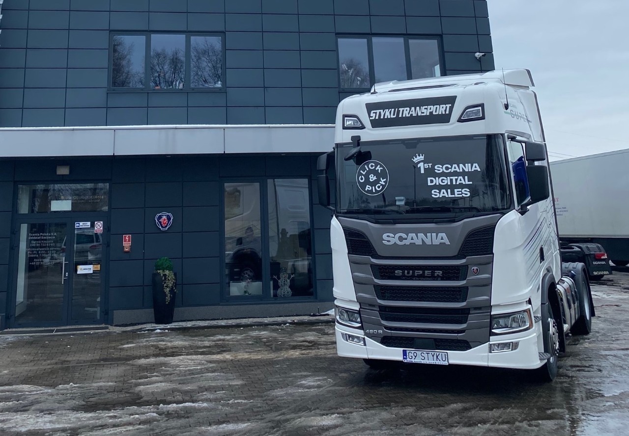 Scania Polska in digital truck sale milestone