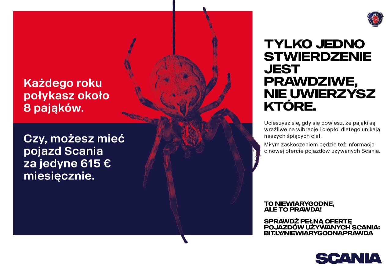 Niewiarygodna prawda - nowa kampania sprzedażowa Scania