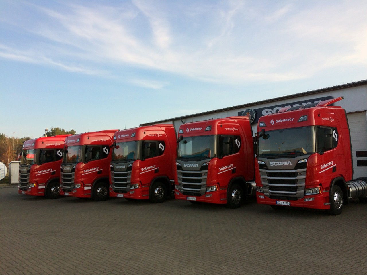Zielona flota Scania w Słupsku