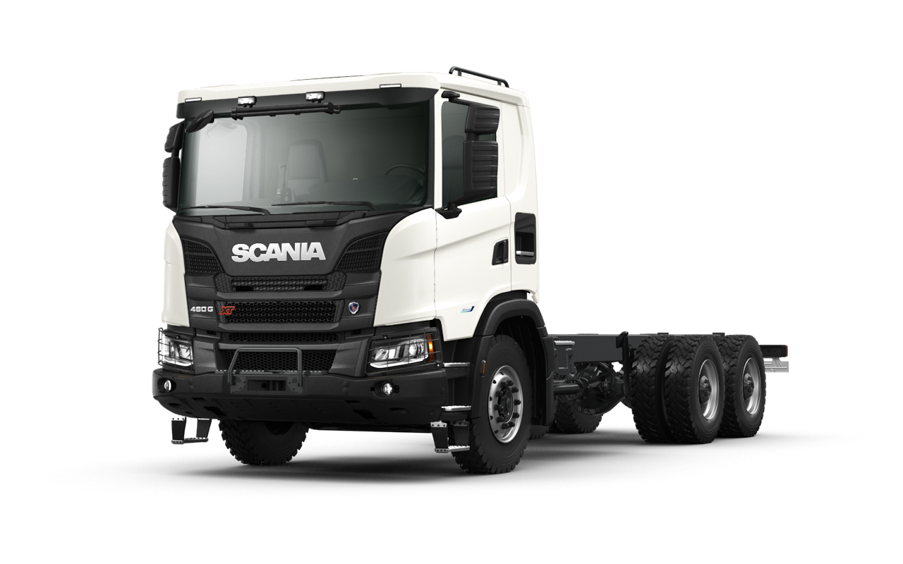 Miejsce kierowcy w pojeździe Scania L