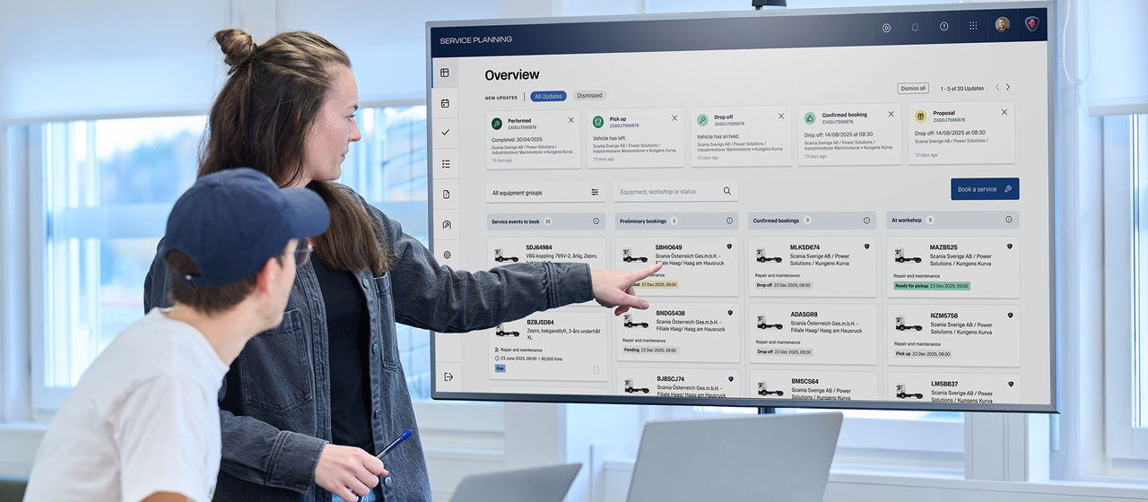 Obsługa floty Scania