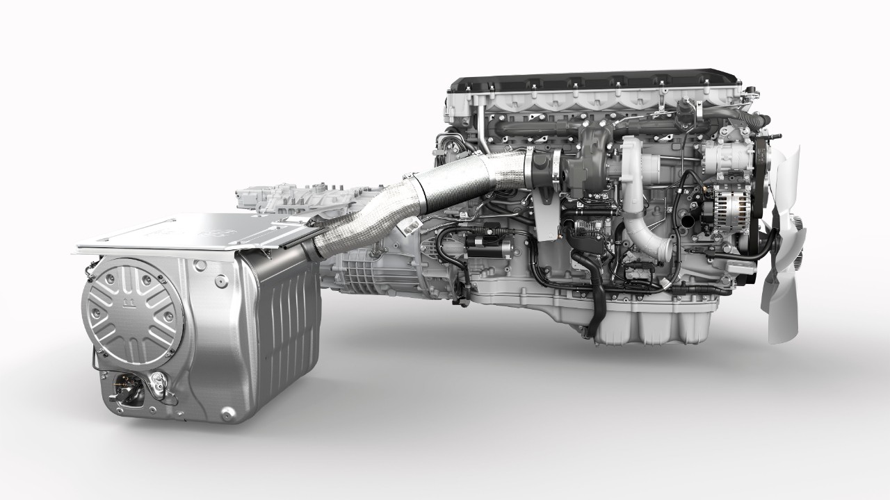 Novo motor de camião pesado da Scania - tecnologia no seu auge