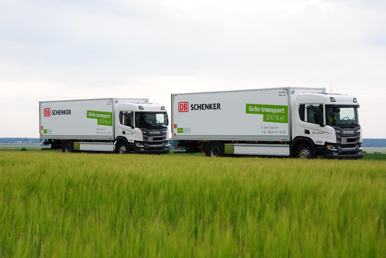 A DB Schenker fica livre de combustíveis fósseis na ilha sueca Gotland apoiada pela Scania