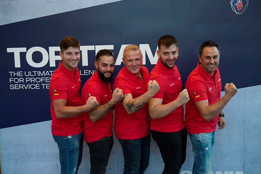 A equipa da Scalevante reafirma o seu elevado nível de profissionalismo na Final Europeia da Top Team da Scania