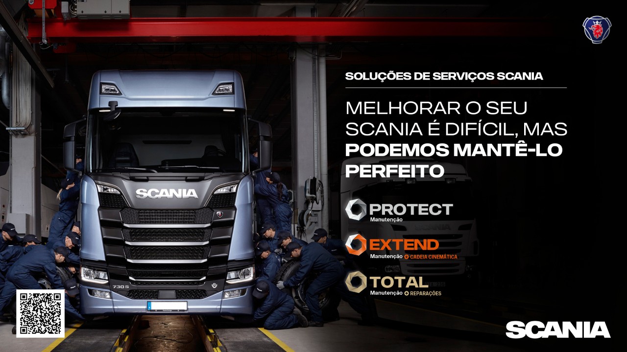 Protect, Extend e Total, as soluções de serviço Scania para aumentar ao máximo a vida útil dos veículos 
