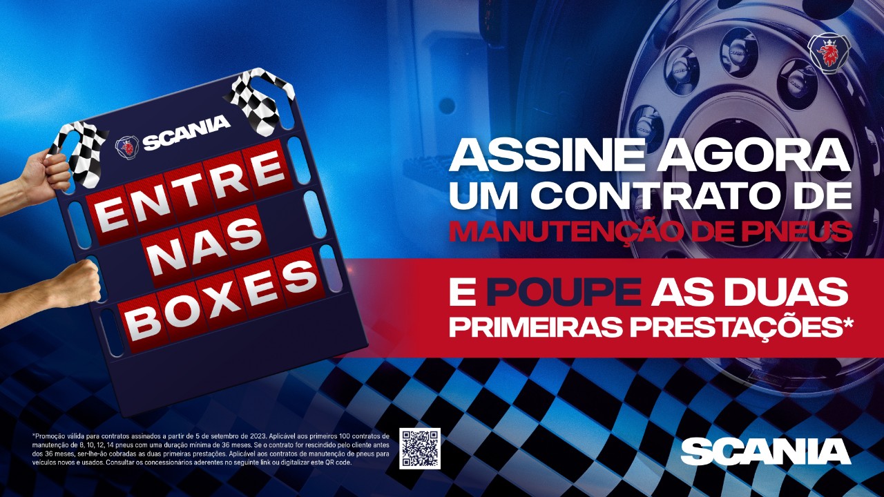 A Scania lança uma nova campanha de manutenção de pneus para evitar tempos de paragem desnecessários