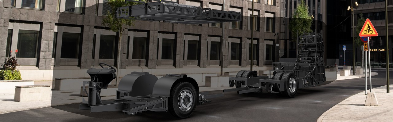 Chassis Scania C de piso rebaixado