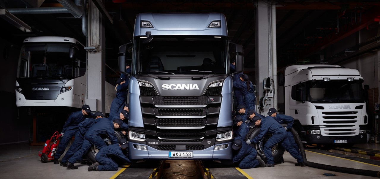 Reparação e manutenção da Scania