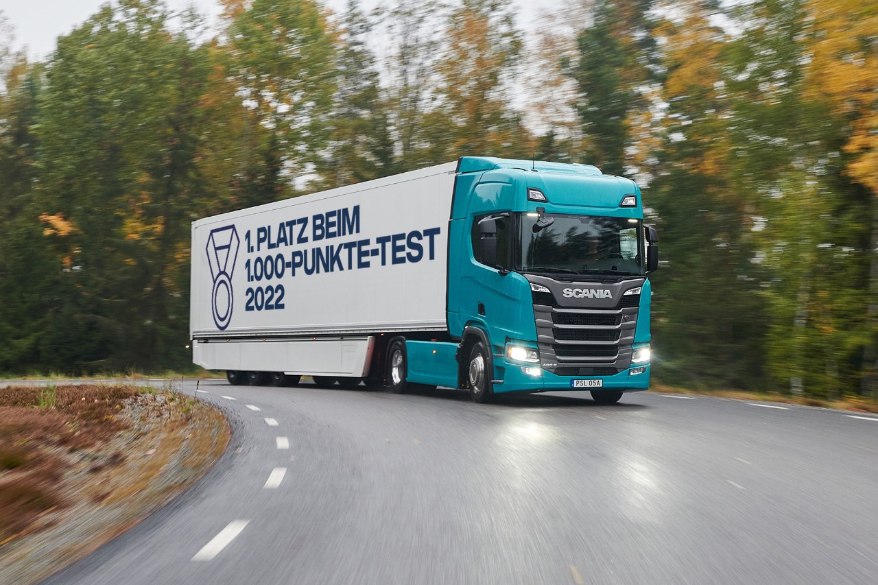 Scania Super câștigă testul german 1000Punkte