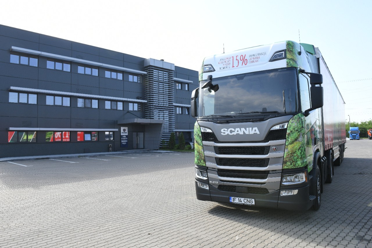 CNG: Solutie de tranzitie pentru transportul greu, sustinuta de Scania