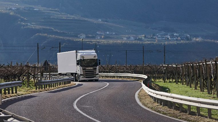 Camionul alimentat cu gaz de la Scania