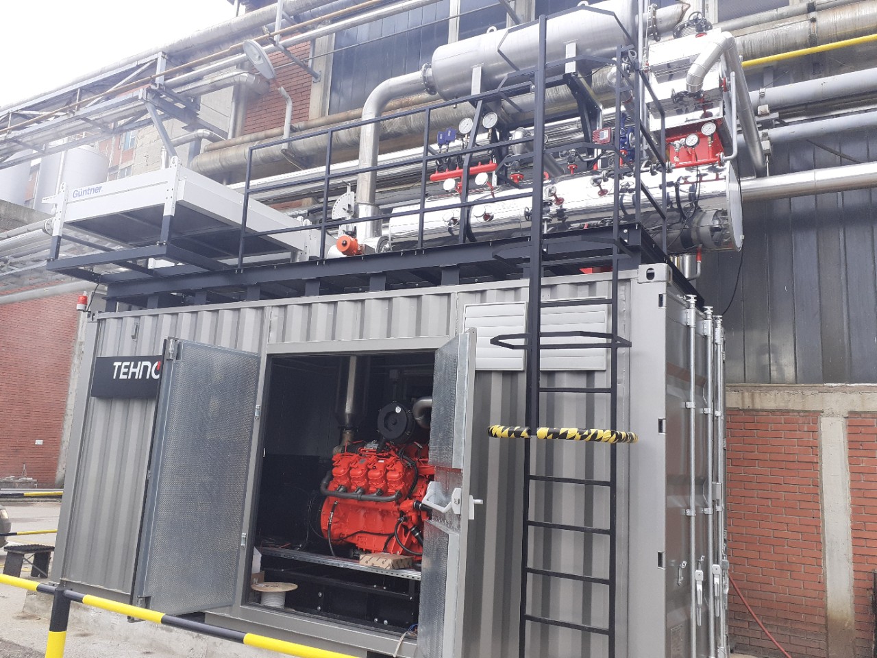 Scania gasni generatorski motor
