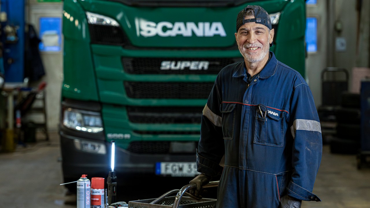 Scania servicetekniker, Gholam