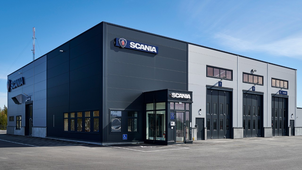 Scania Sverige anläggning i Norrtälje