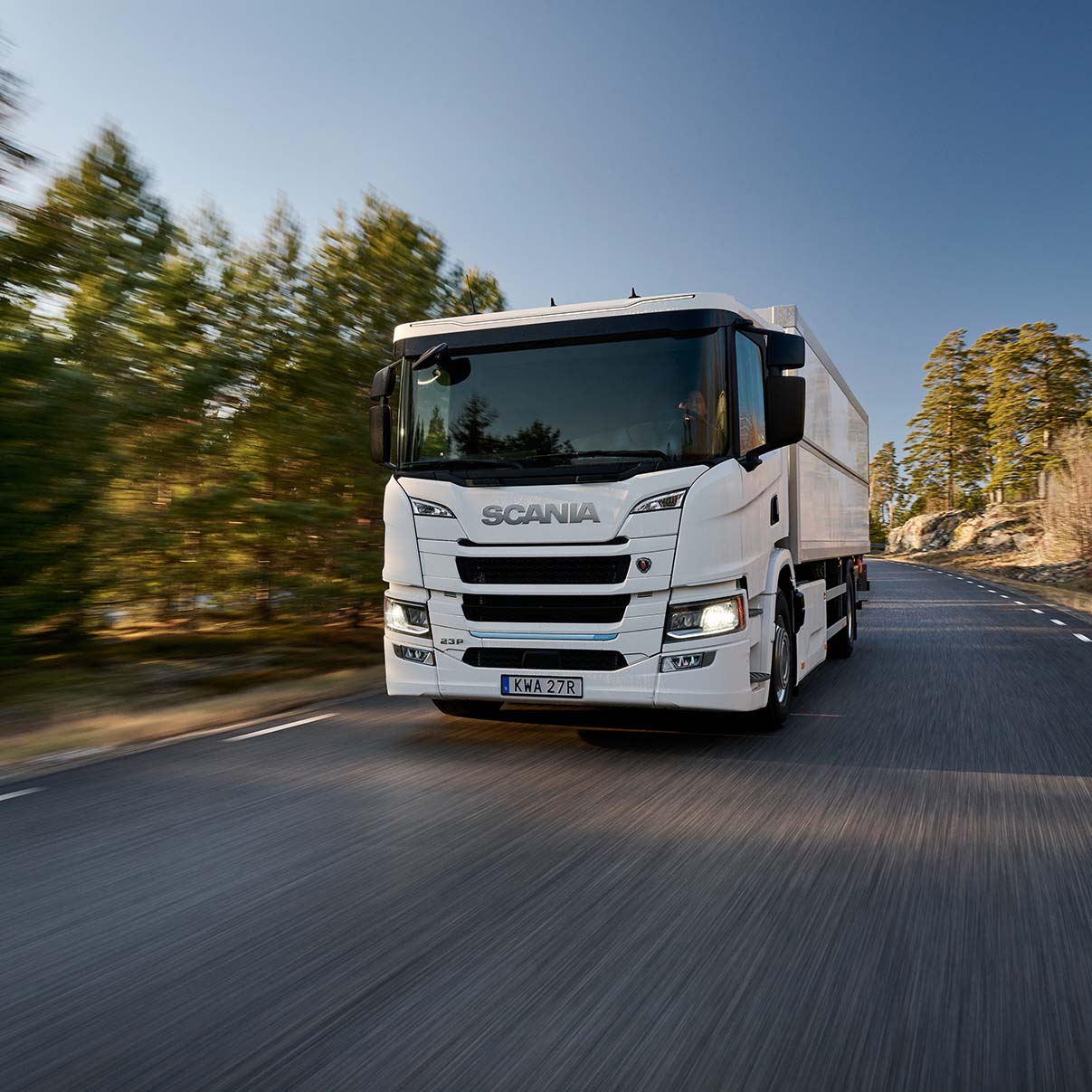 Scanias BEV-lastbil
