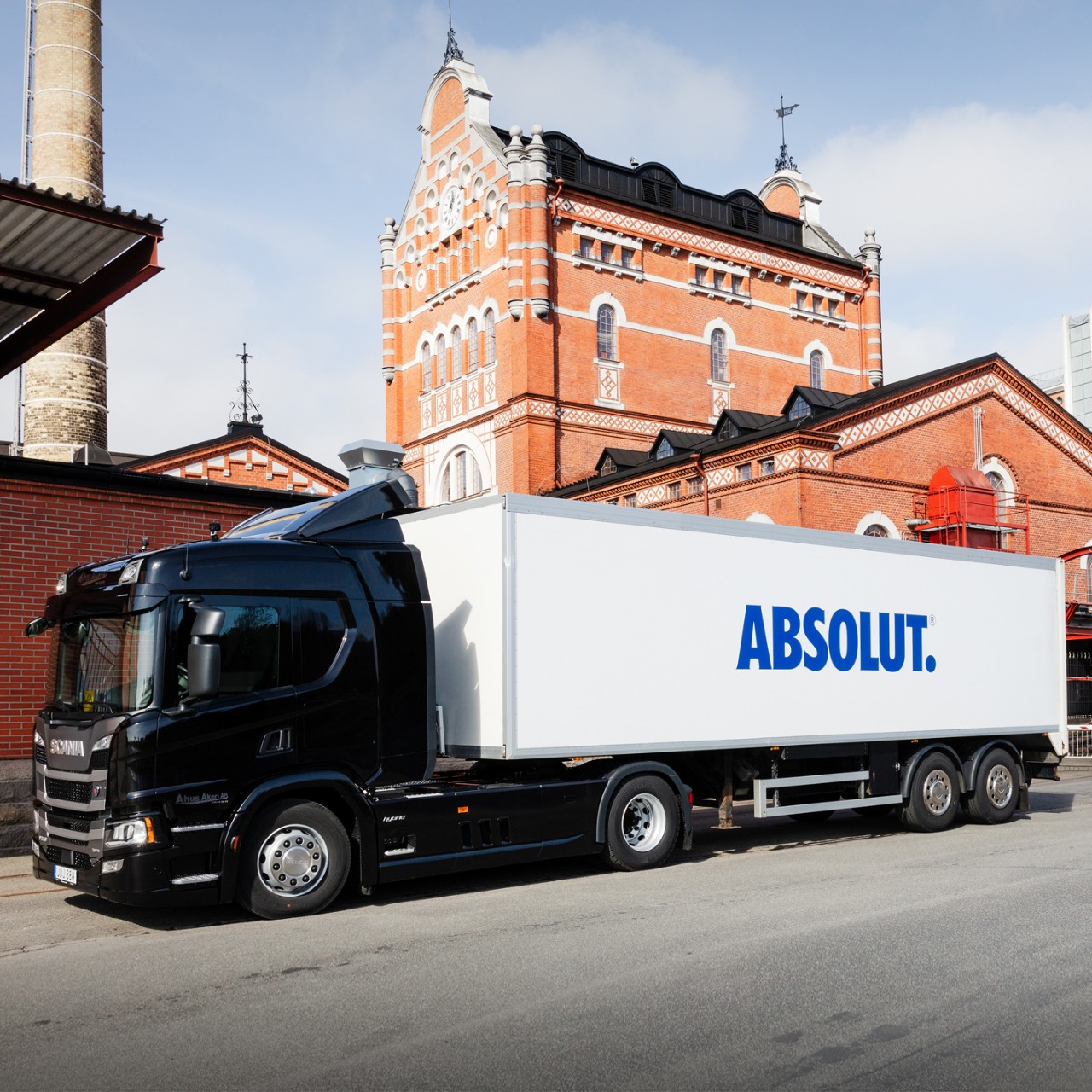Lastbil från företaget The Absolut Company