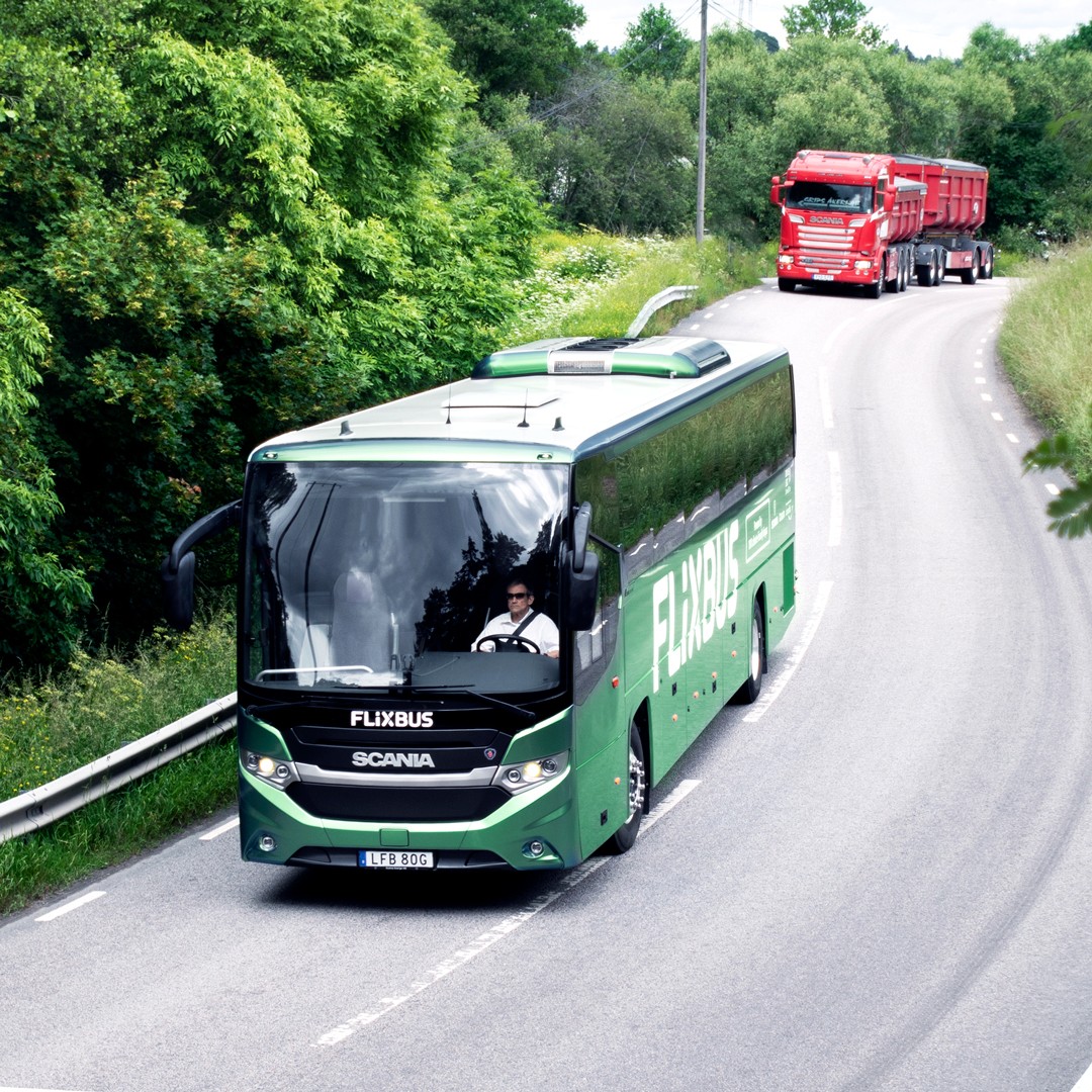 Premiär för första internationella biogasbussen