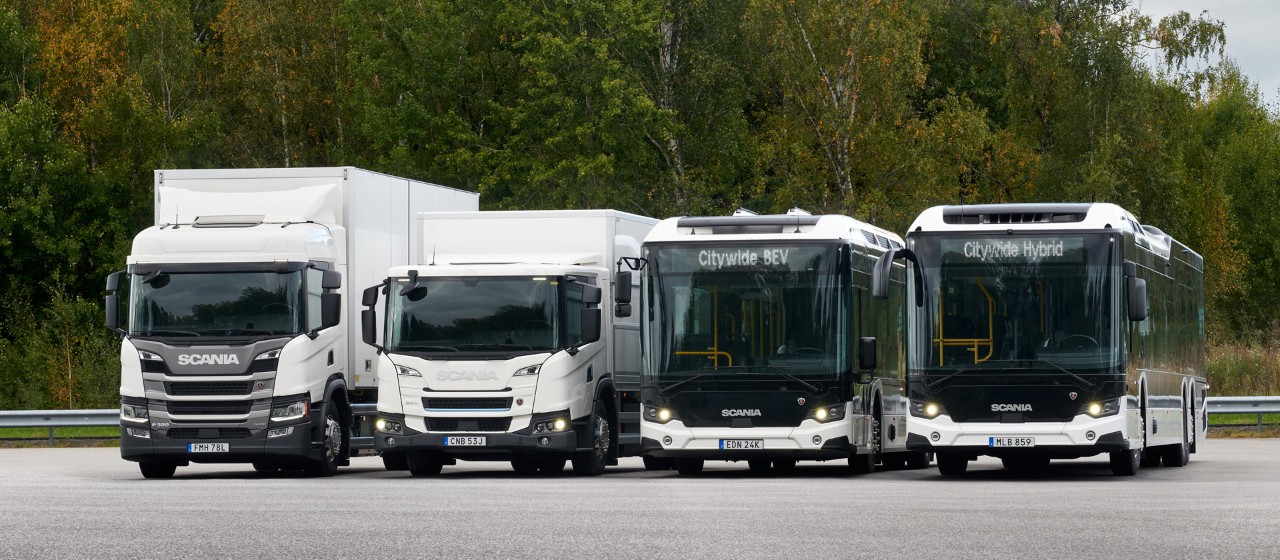 Scanias plan för elektrifiering