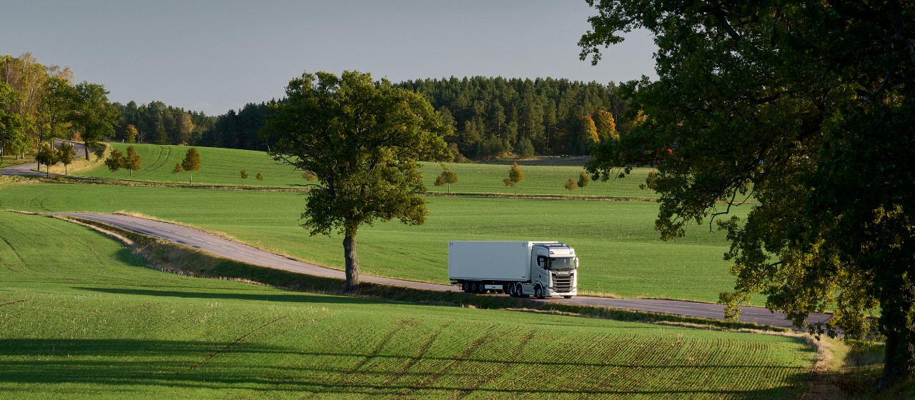 Scania V8 på landsväg