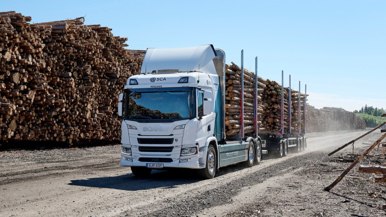 Scania ellastbil 70 ton