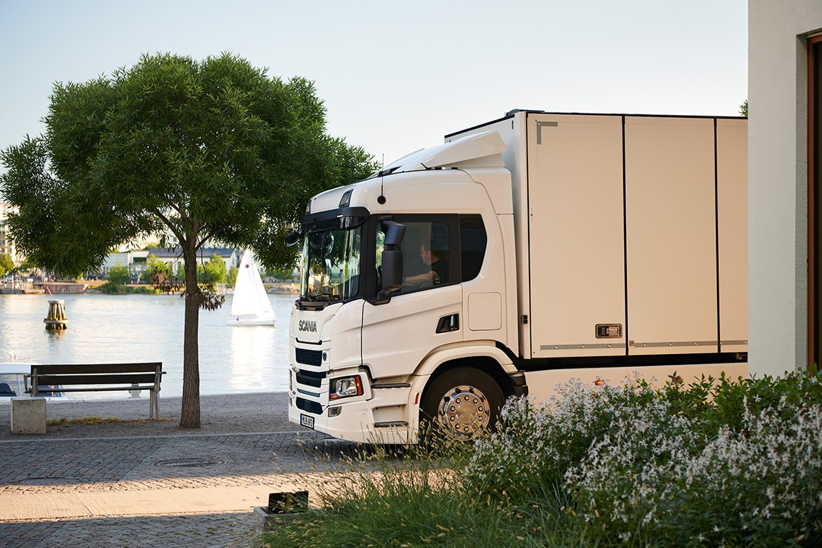 Ellastbilar från Scania är här