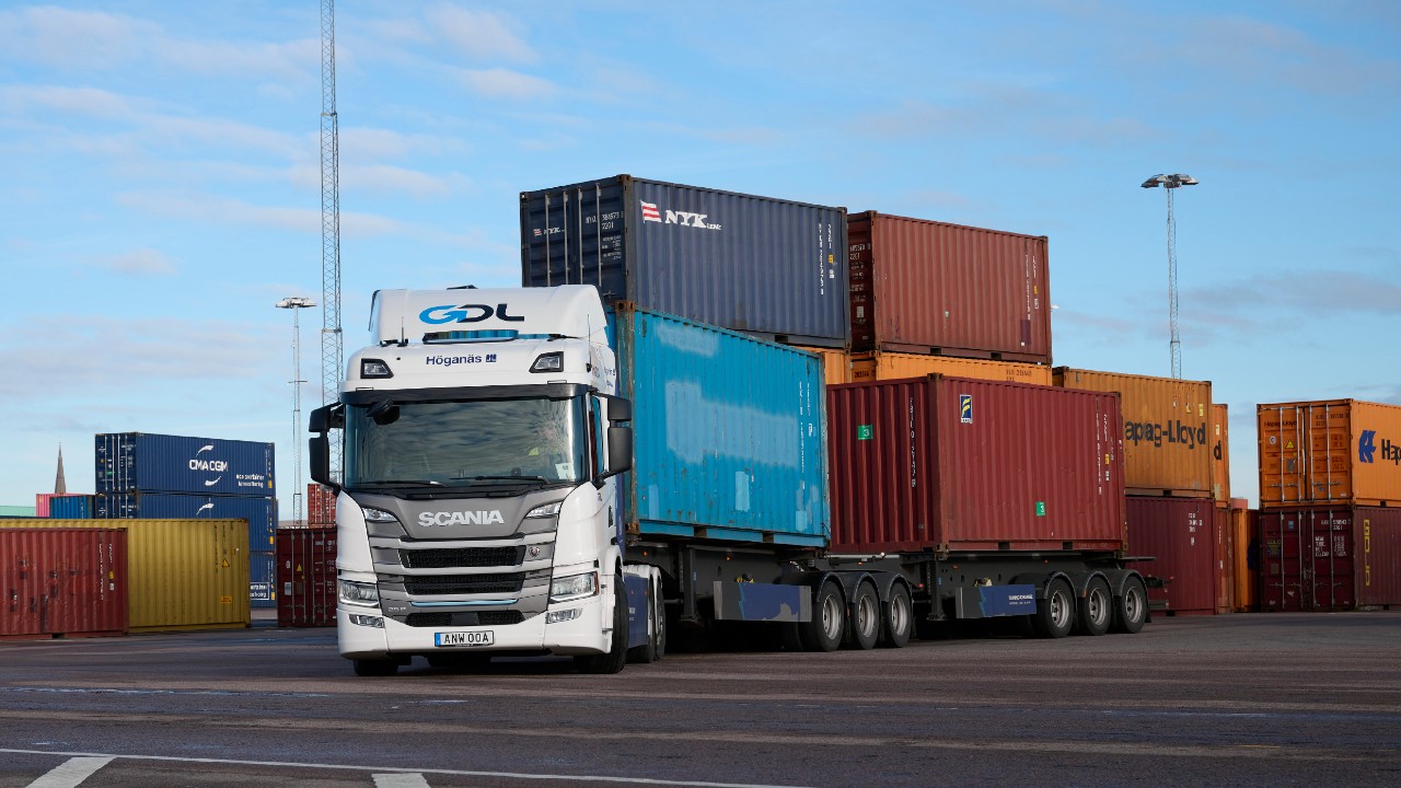 Scania ellastbil Höganäs