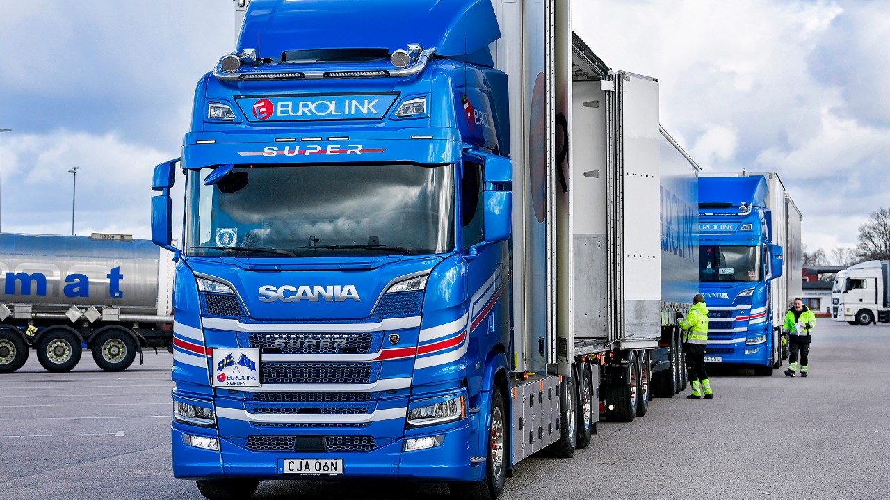 Scania Super lastbilar hos Eurolink