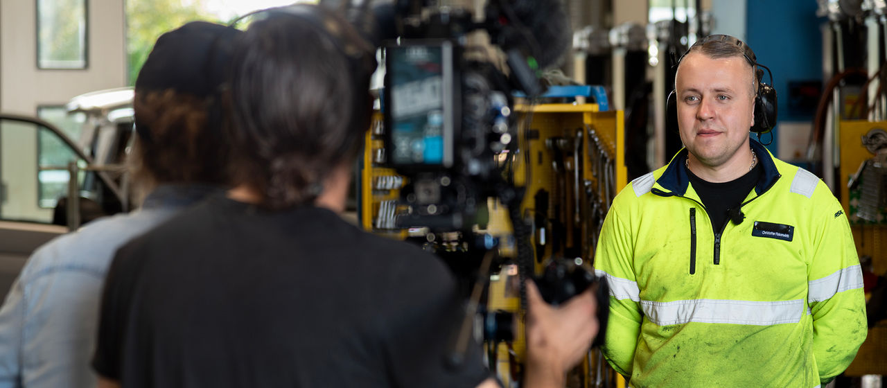 Filminspelning servicetekniker