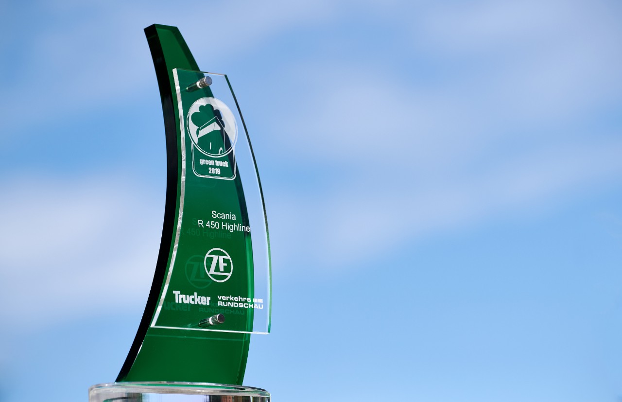 Green Truck Award prispokal