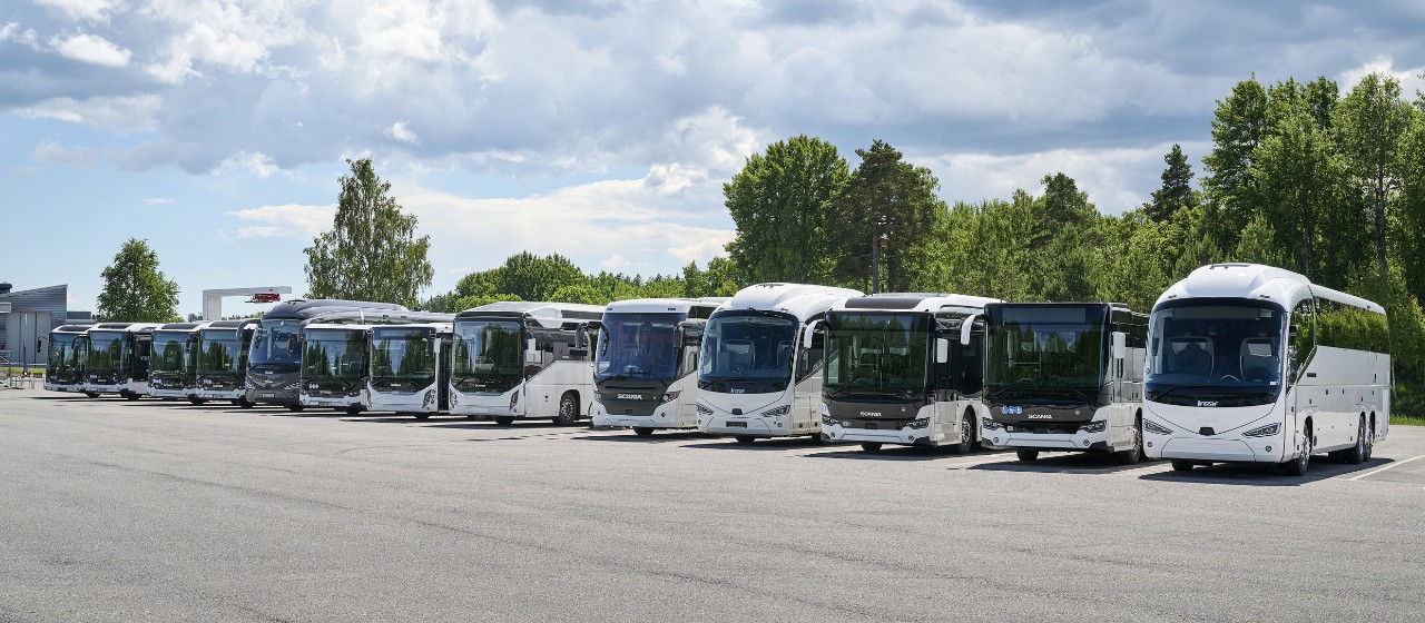 Nya generationen Scania bussar