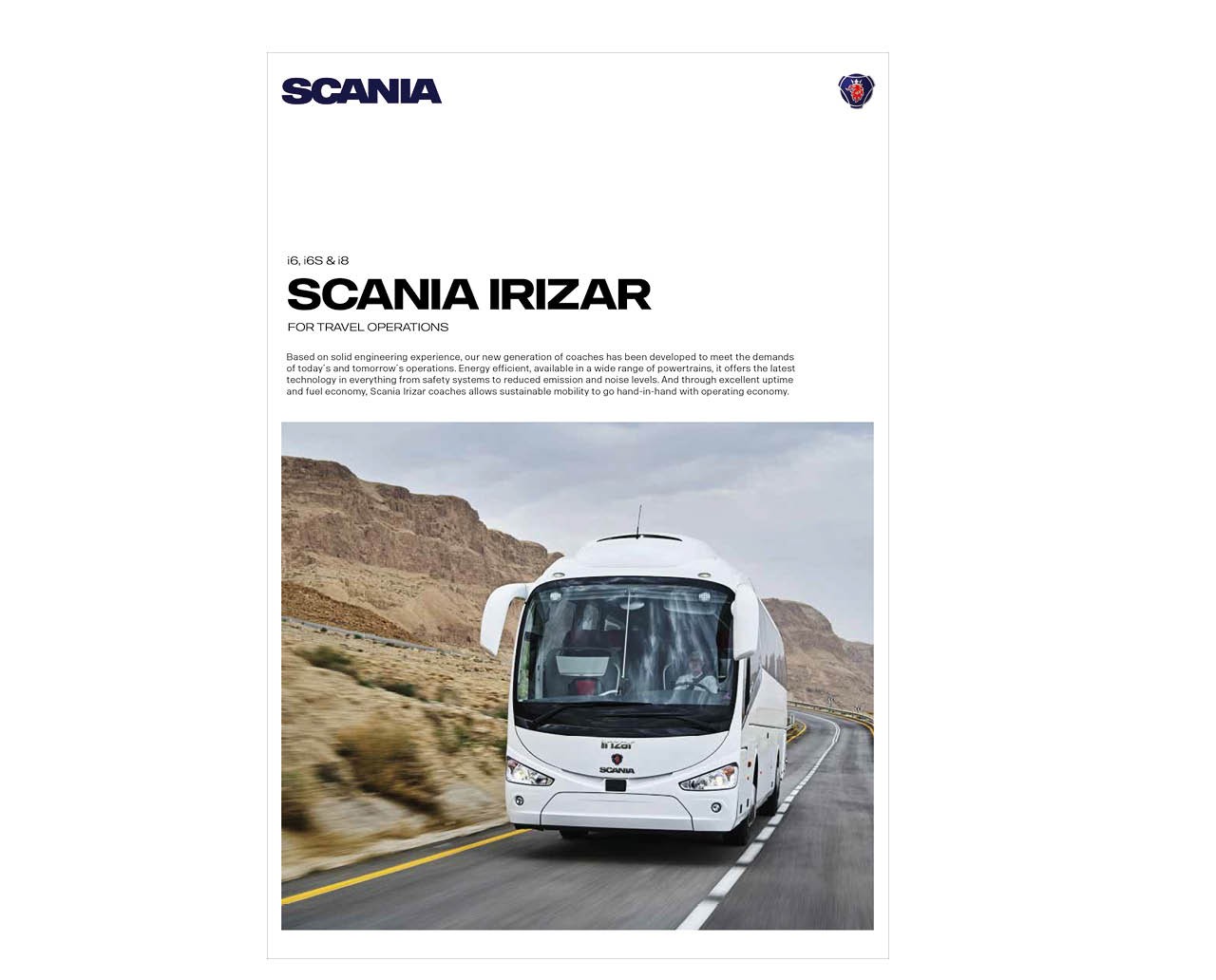 Scania Irizar teknisk specifikation