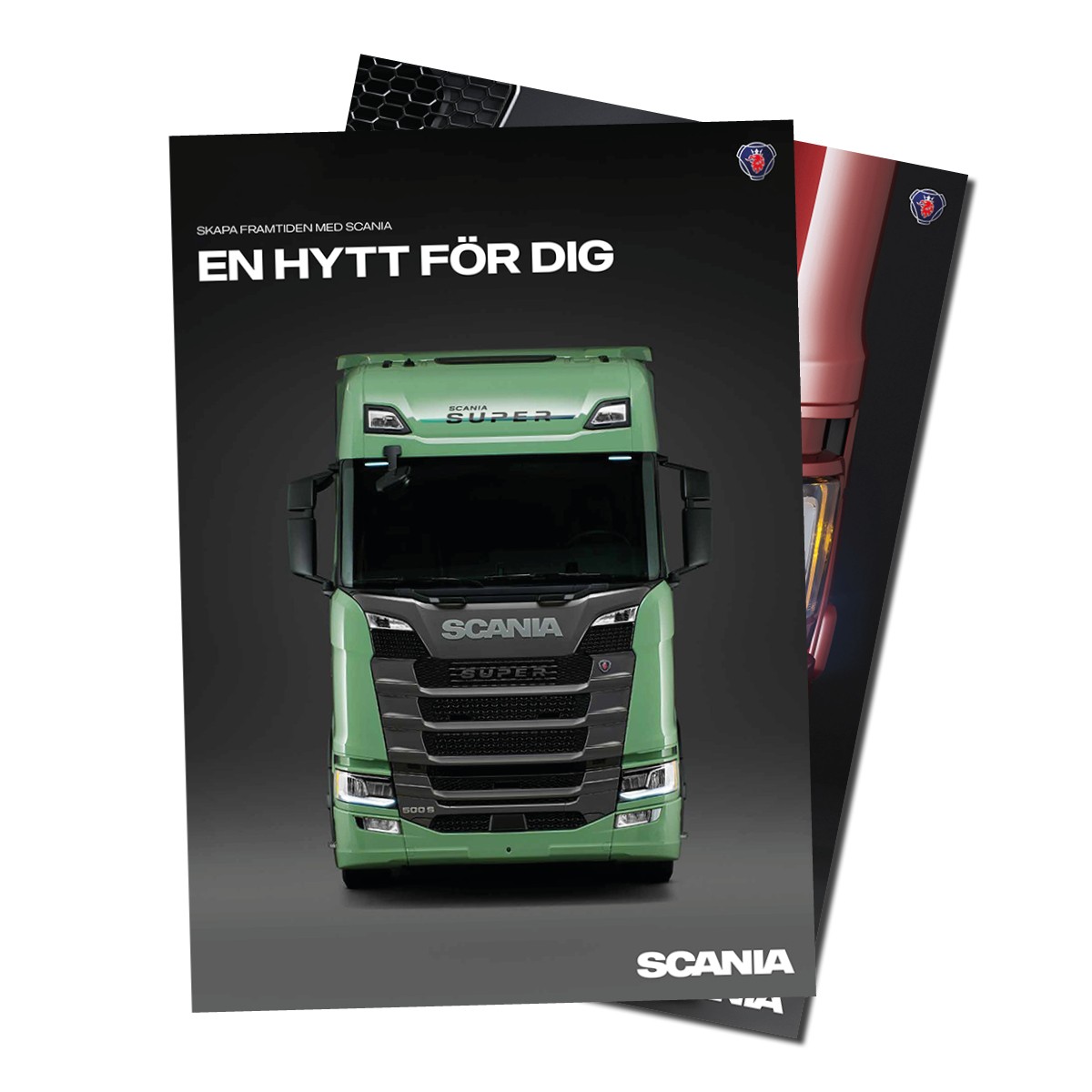 Broschyrer om Scania lastbilar