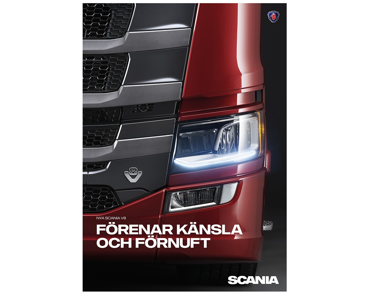 Scania V8 broschyr