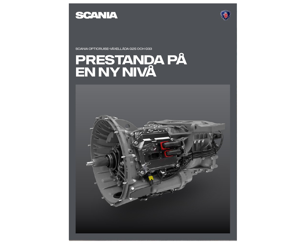 Scania opticruise växellåda broschyr