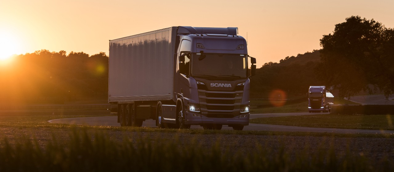 Scania Komplett lastbil anpassad för fjärrtransport